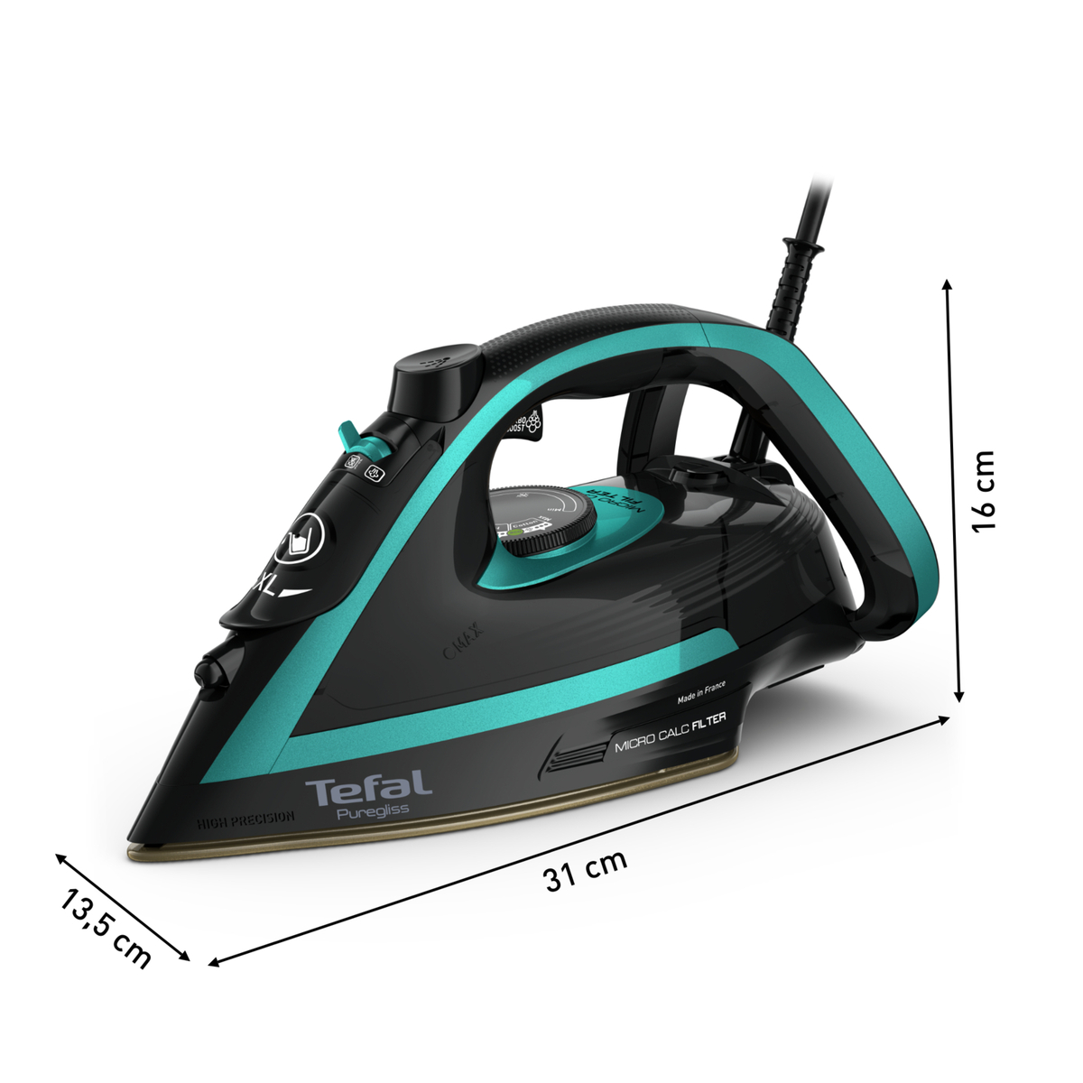 TEFAL pegla na paru FV8066E0 Puregliss Maldives 3000 W