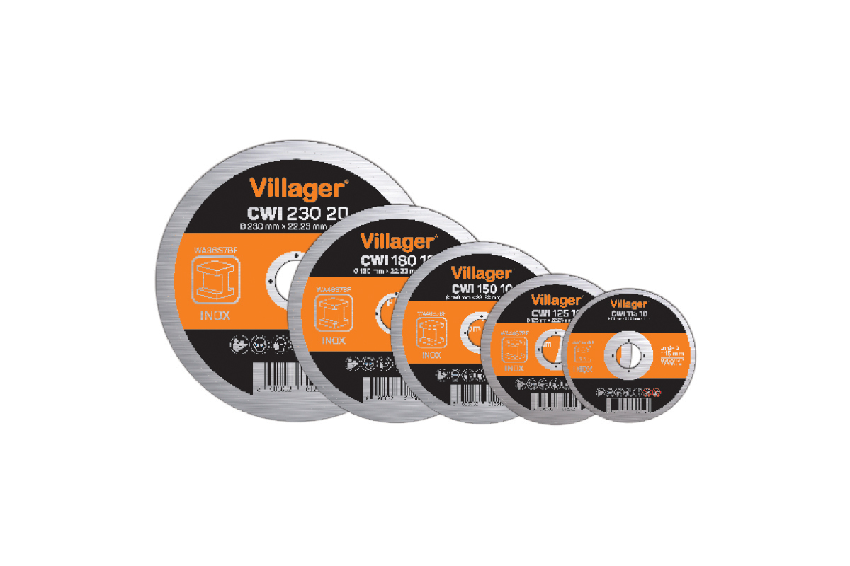 Villager rezna ploča za inox CWI 125 x 1 mm - 59030
