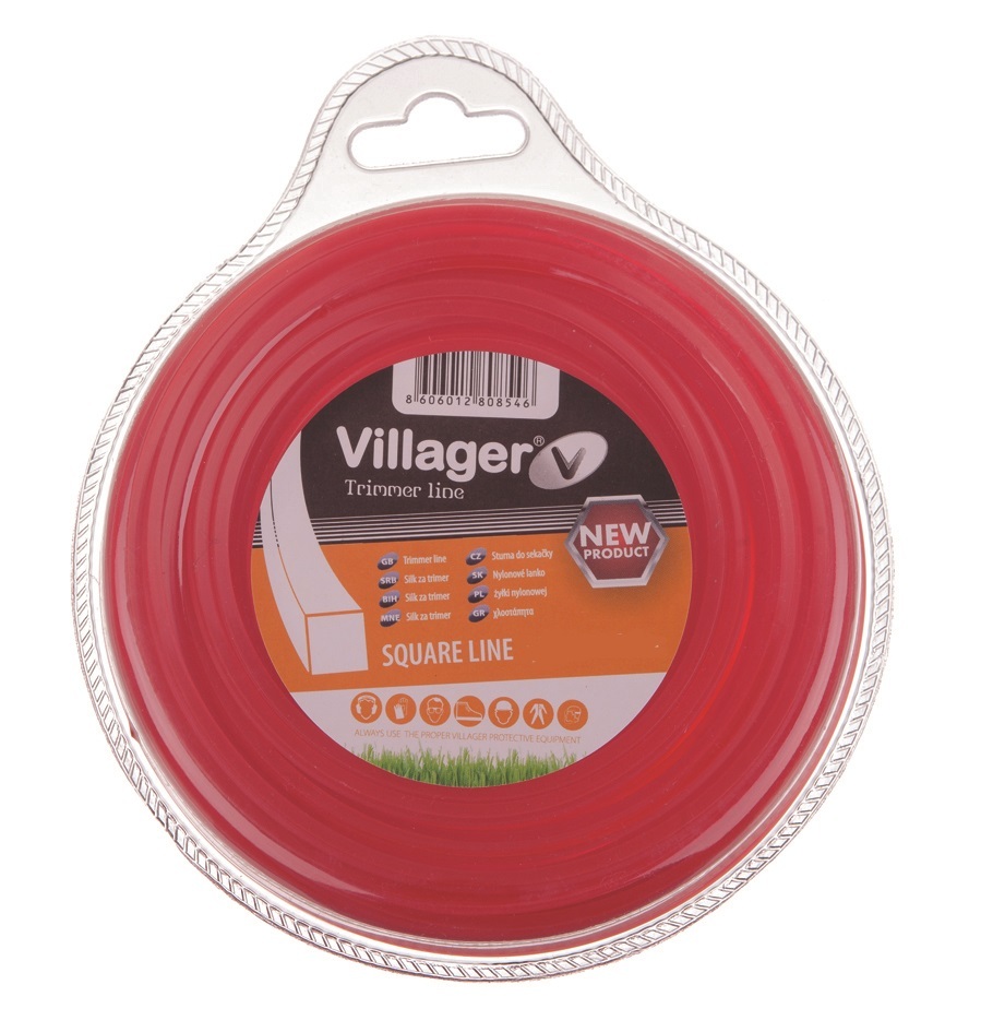 Villager silk za trimer 3.0 mm x 15 m / četvrtasti - 34055