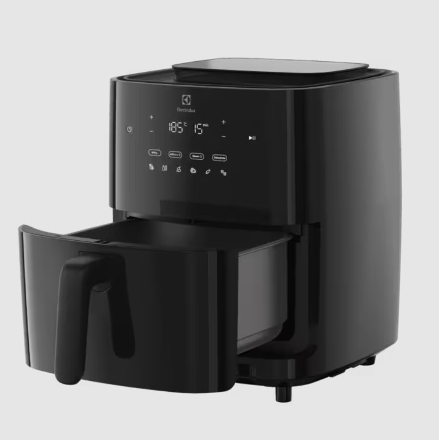 ELECTROLUX friteza na zrak + paru EAF7SB; Seria 800; 5,4 lit.; 1700 W; Crna