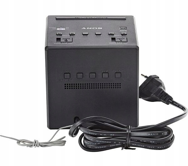 SONY radio alarm ICFC1, Crni