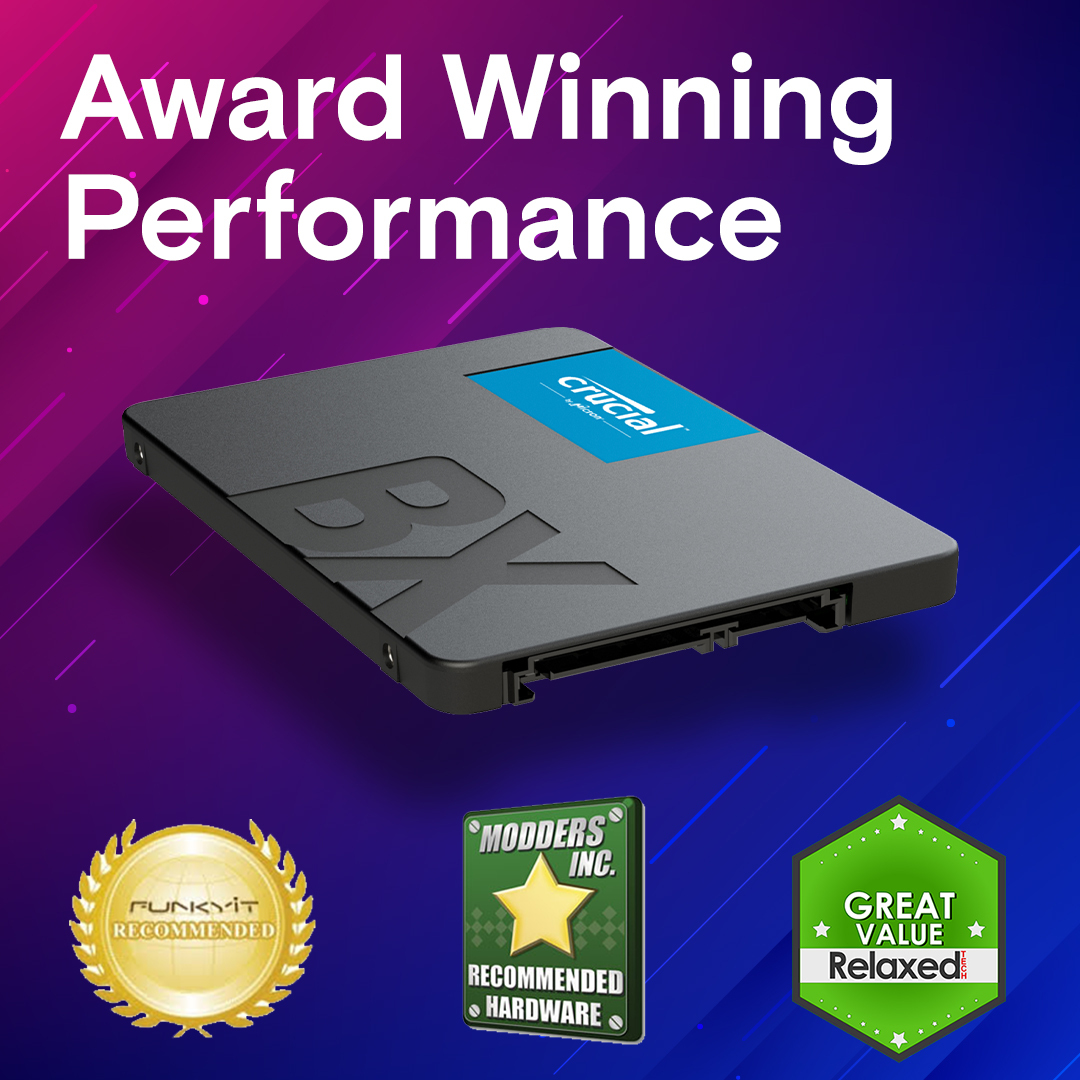 Crucial SSD 1TB BX500 2.5"SATA3,540 MB/s Read, 500 MB/s Write