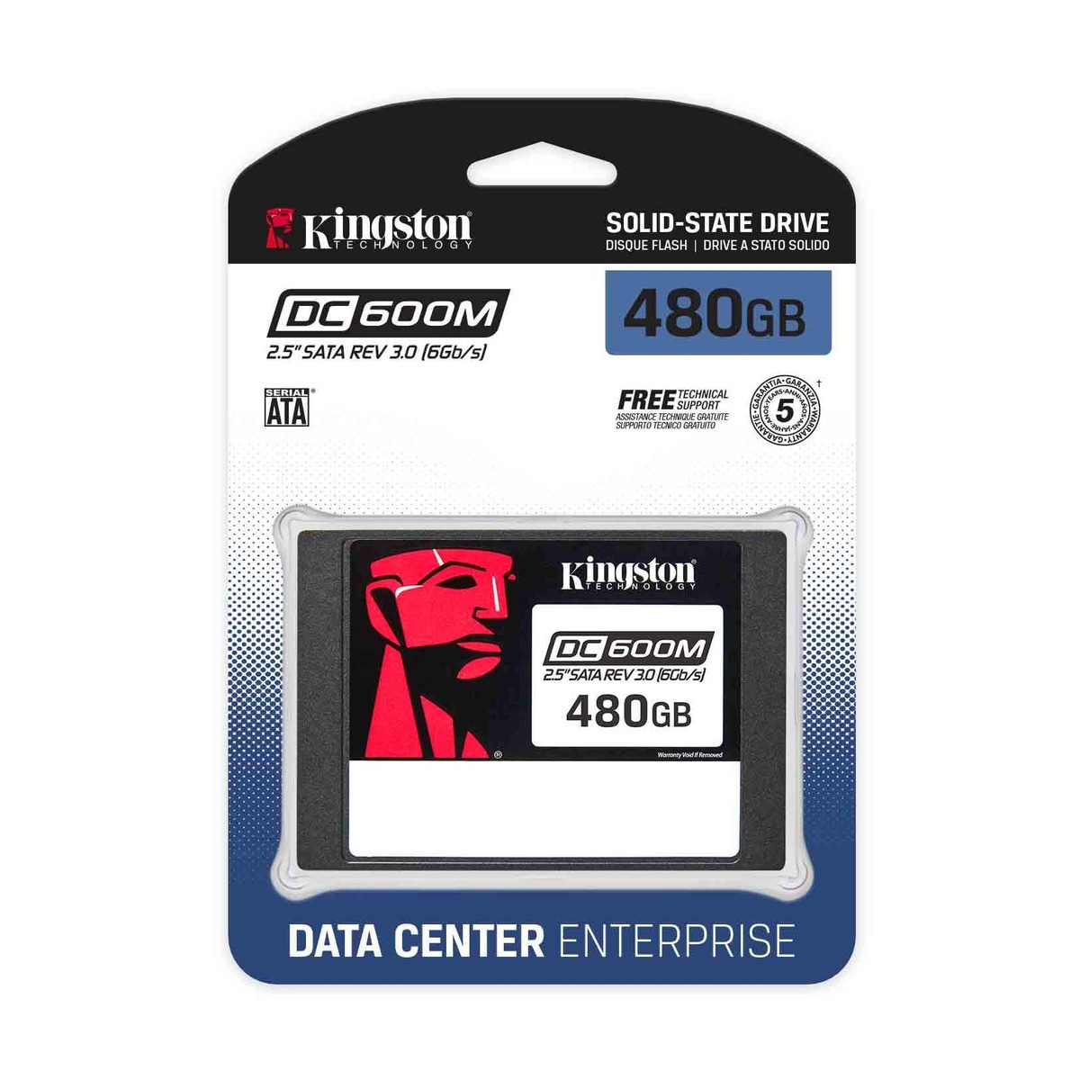 Kingston SEDC600M/480G2.5", SATA 3.0, 480GB,560MBs/470MBs, Entreprise SSD