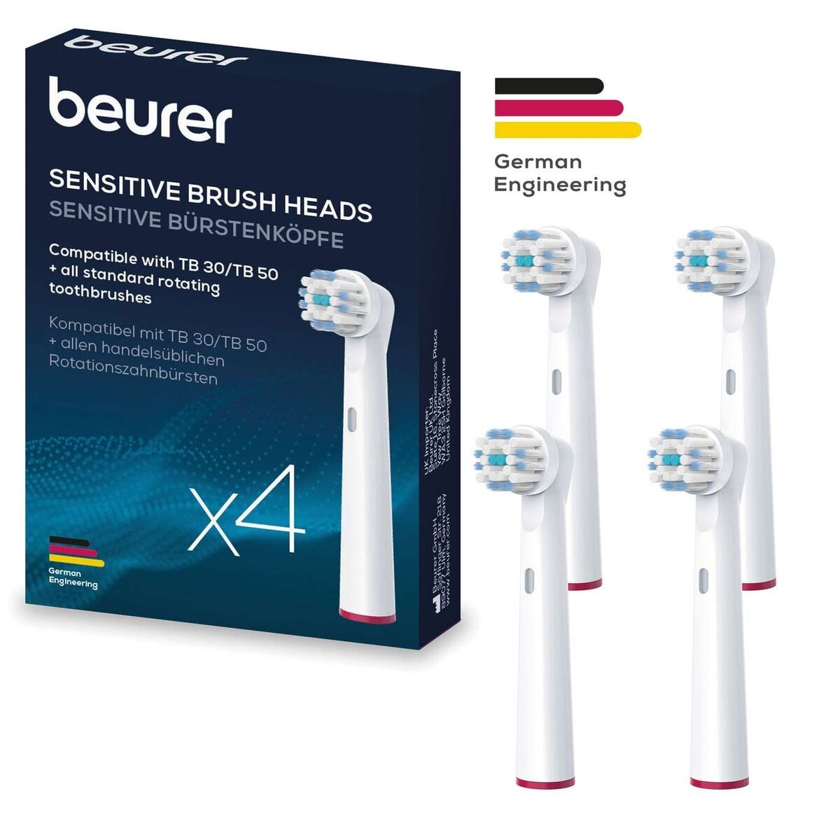 Beurer TB 30/50 Sensitive zamjenske četkice, 4 komada