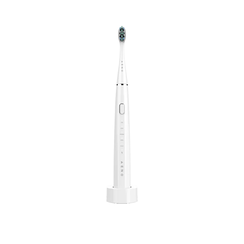 AENO SMART Sonic električna četkica DB1S: bijela, 4 moda+8 smart, bežično punjenje; 3 glave; putna torbica; 46000 rpm, 90 dana bez punjenja; IPX7