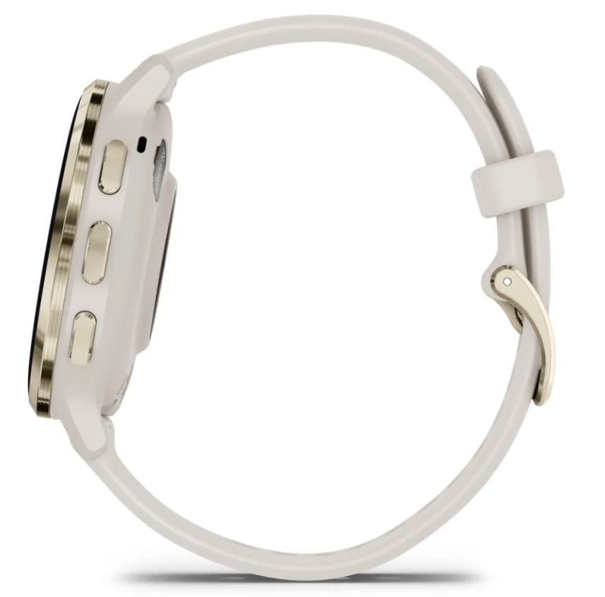 GARMIN Venu 3S, Ivory Soft Gold, 41mm,pametni sat, 010-02785-04