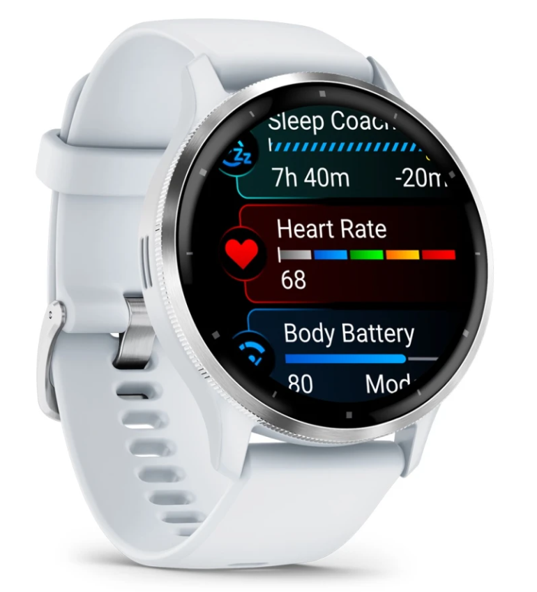 GARMIN Venu 3, Silver Whitestone, 45mm, pametni sat, 010-02784-00