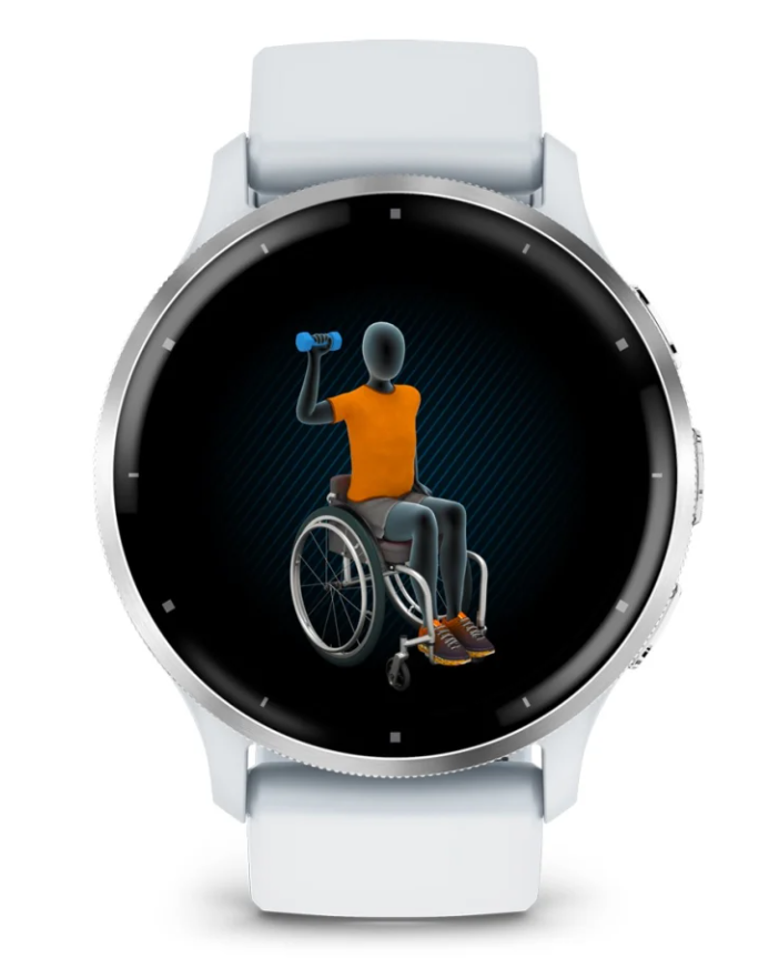GARMIN Venu 3, Silver Whitestone, 45mm, pametni sat, 010-02784-00