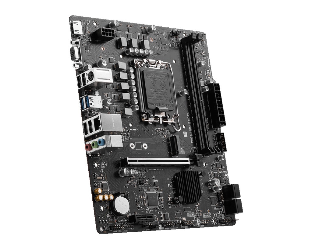 MSI PRO H610M-E DDR4, Intel H610, LGA1700, mATX (PRO_H610M-E_DDR4) matična ploča