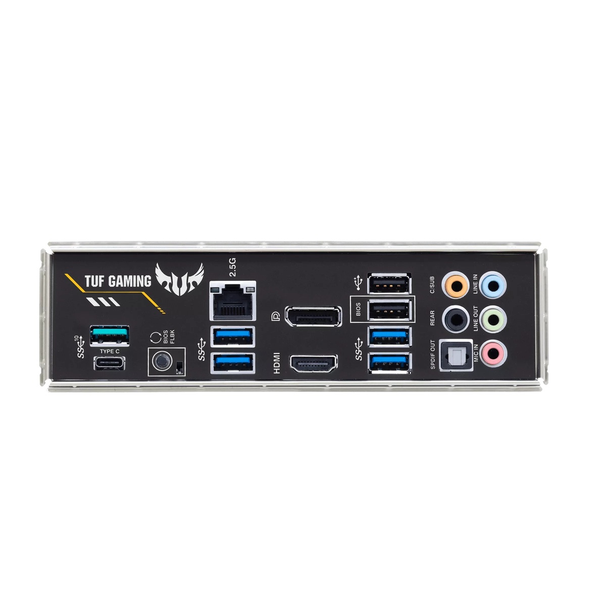 ASUS matična ploča TUF GAMING B550-PLUS AM4 ATX gaming MB - AMD B550 4xDIMM DDR4 2xM.2 4xSATA PCIe 4.0 2.5Gb Ethernet 1xDisplayPort 1xHDMI with Aura Sync RGB lighting support