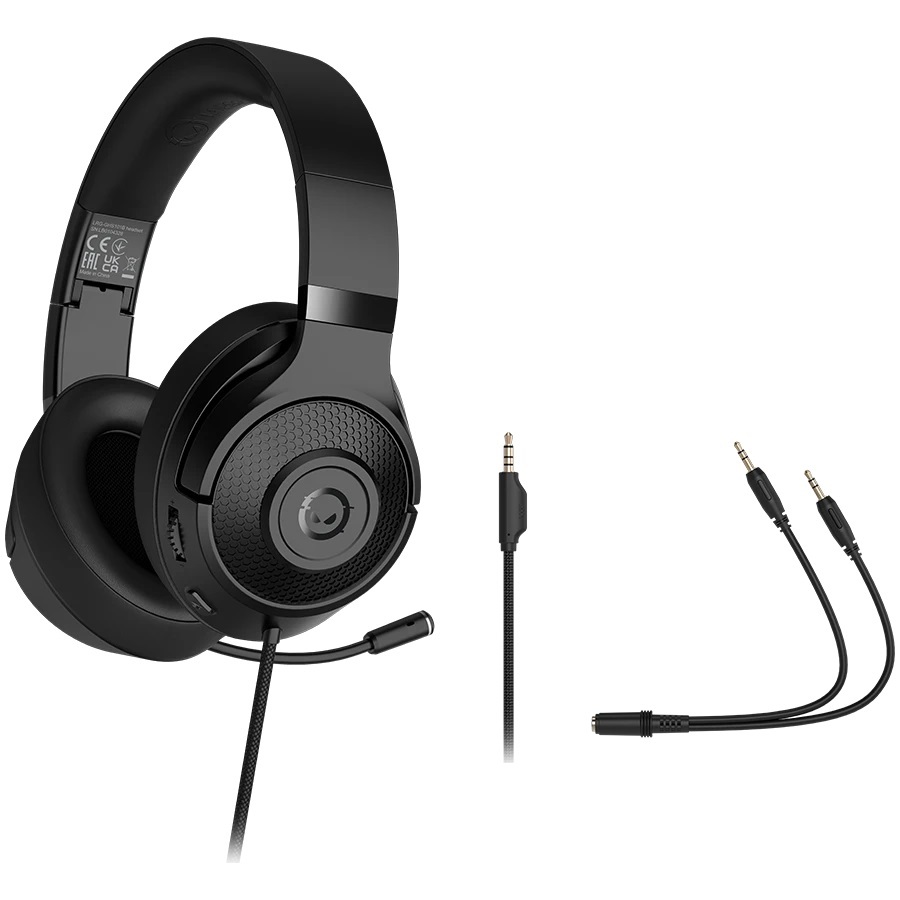 LORGAR gaming slušalice Noah 101, 3.5mm jack ,crne