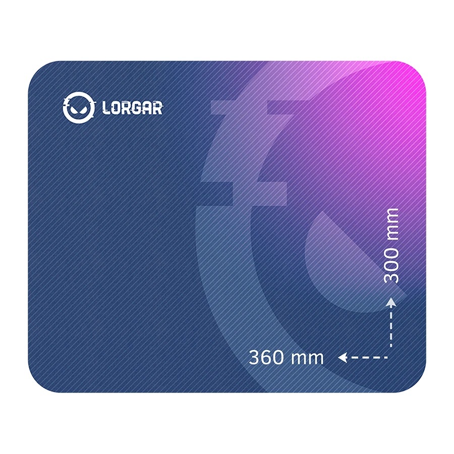 LORGAR podloga za miš Main 133, 360mm x 300mm x 3mm, 0.2kg