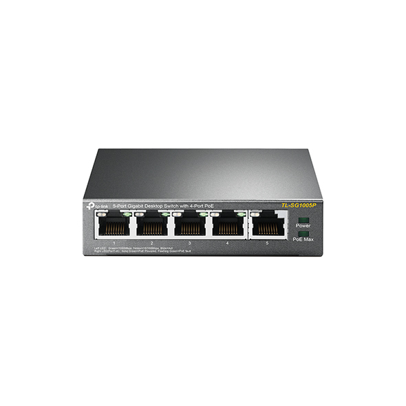TP-Link TL-SG1005P, 1000Mbps, switch, 5 portni