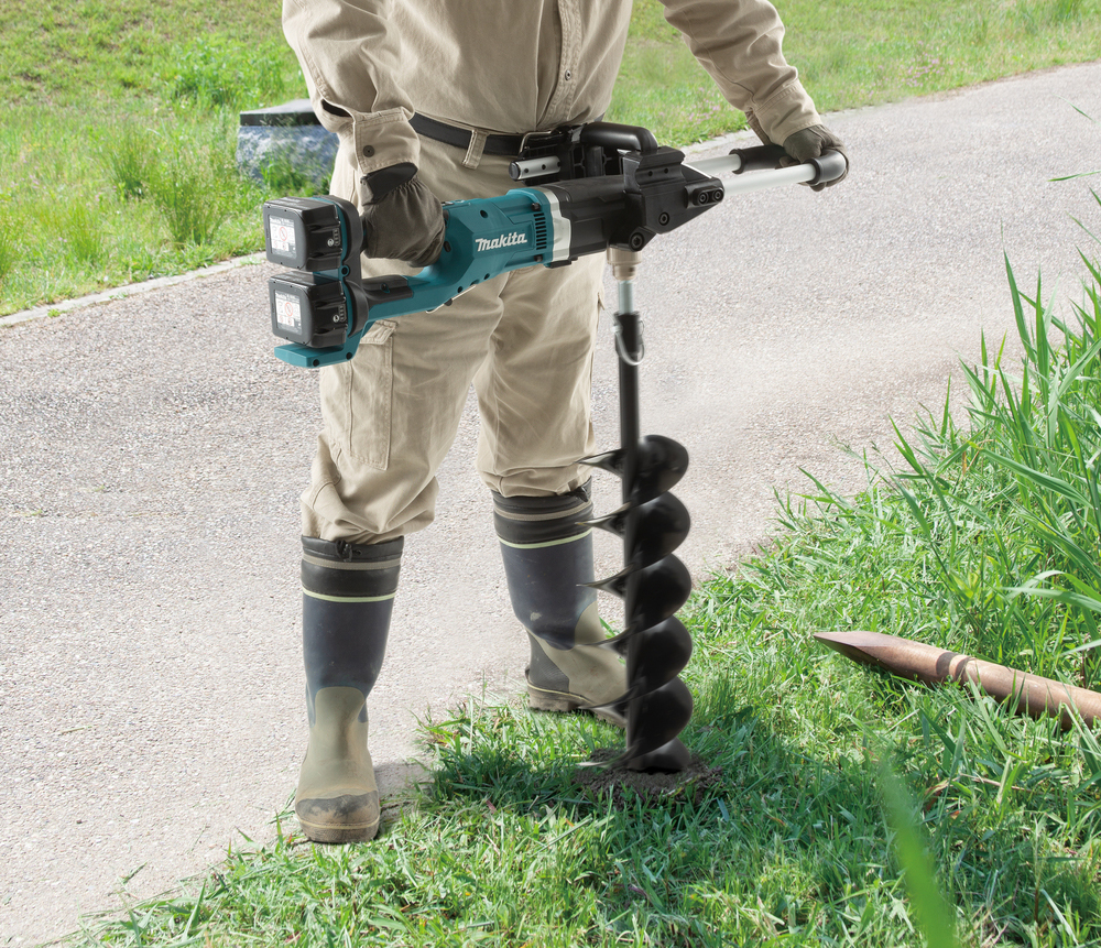 MAKITA akumulatorski bušač za zemlju DDG460ZX7 (18+18V, Li-ion, 150/200mm, BL, bez baterije)