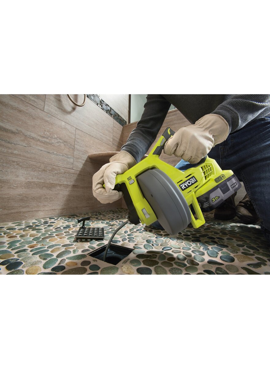 RYOBI akumulatorska sajla za drenažu R18DA-0, 7.5m, 18V ONE+, SOLO ALAT