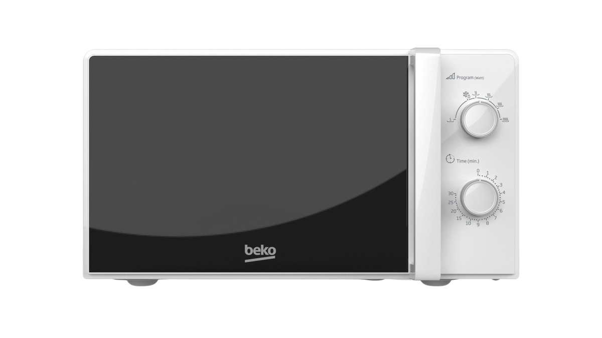 BEKO mikrovalna MOC20100WFB Bijela; 700 W; 20.0 L.; 5 nivoa snage; Mehanička