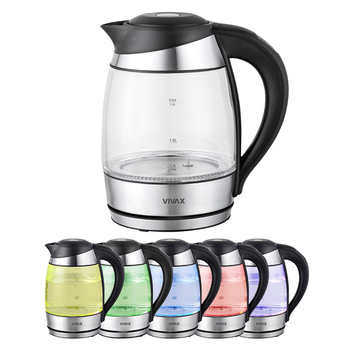 VIVAX kuhalo za vodu WH-180TC 2200 W; 1.8 L; DIGITALNO s osvjetljenjem