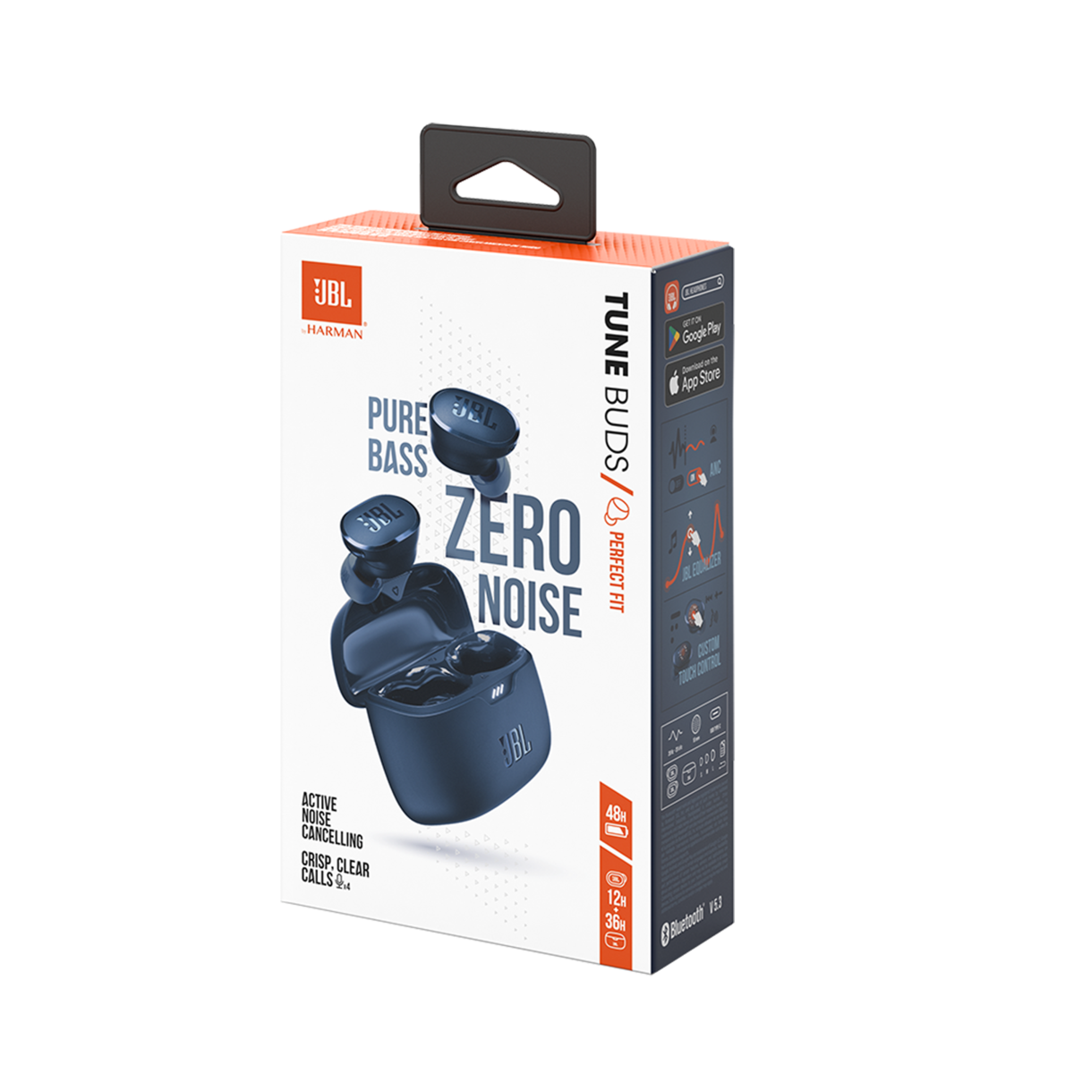 JBL bežične bluetooth slušalice in-ear, TUNE BUDS BLUE