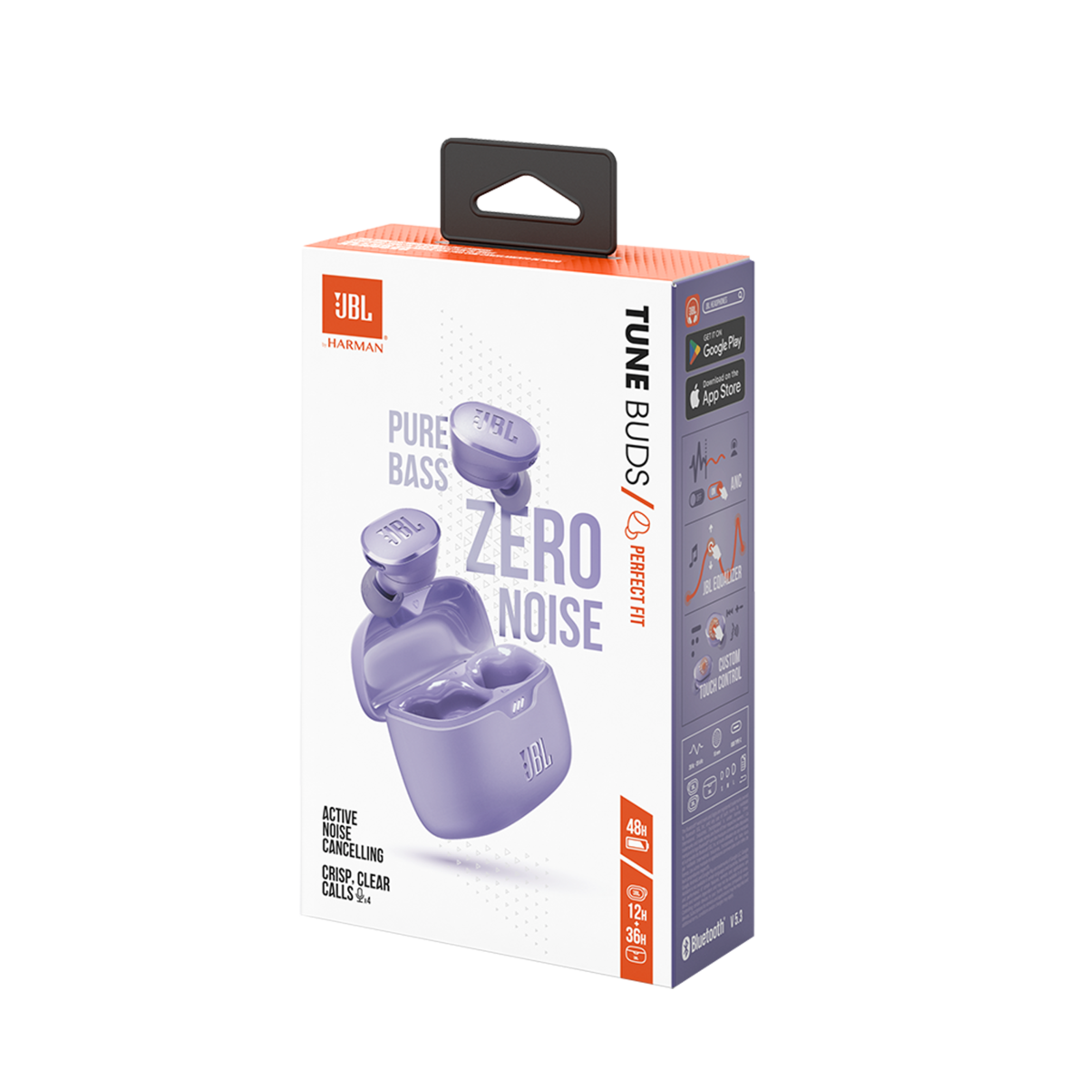 JBL bežične bluetooth slušalice in-ear, TUNE BUDS PURPLE