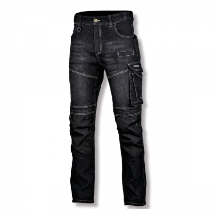 Lahti radne hlače, slim fit, crne XL L4051704