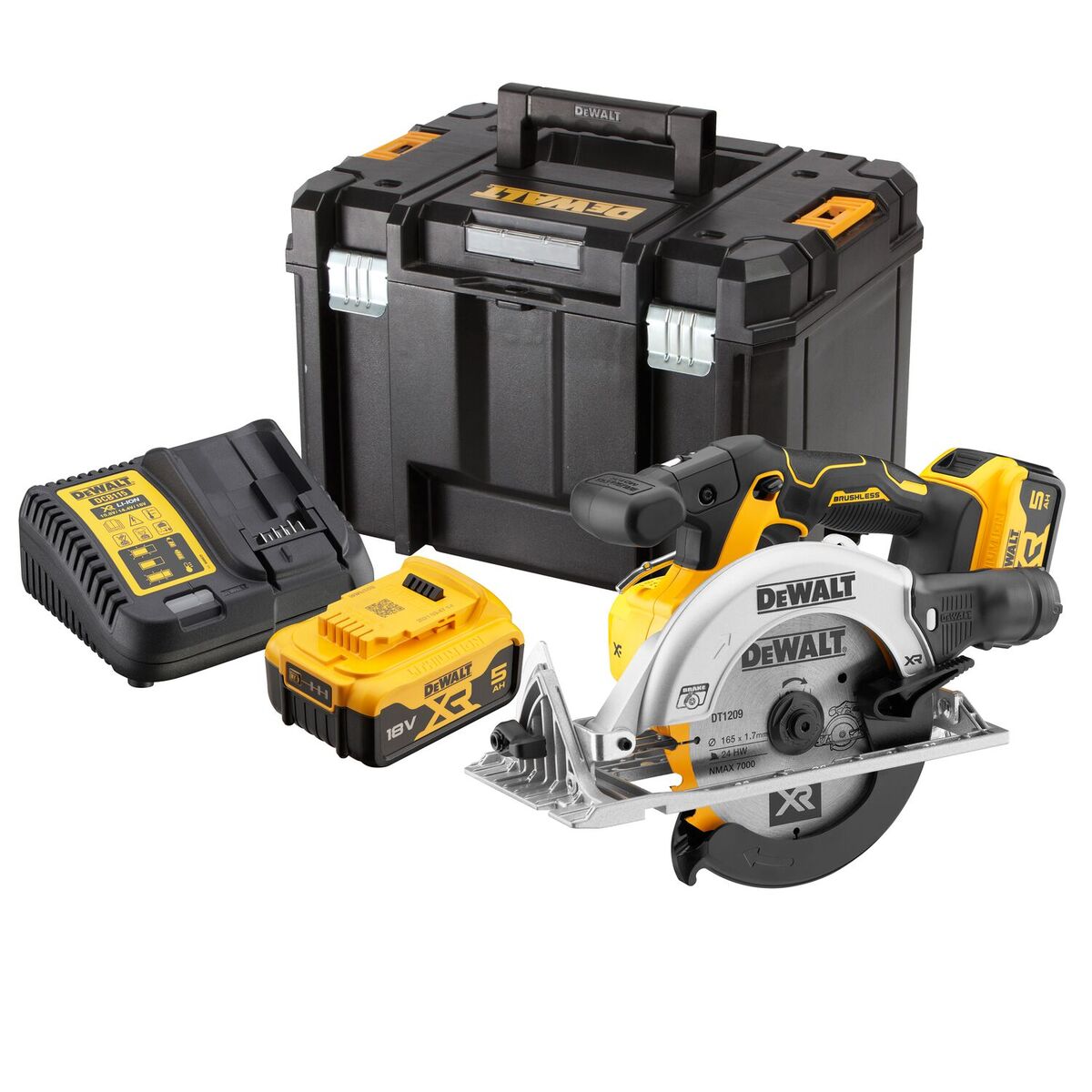 DeWalt akumulatorska kružna pila DCS565P2 - (18V 5Ah)
