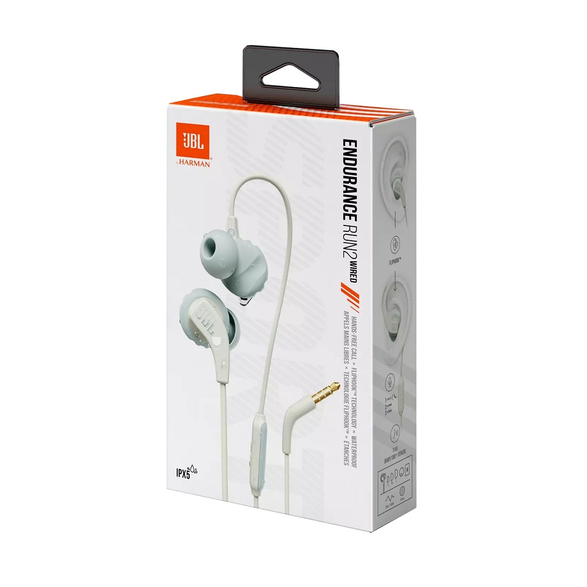 JBL slušalice In-ear, ENDURANCE RUN 2 WHITE