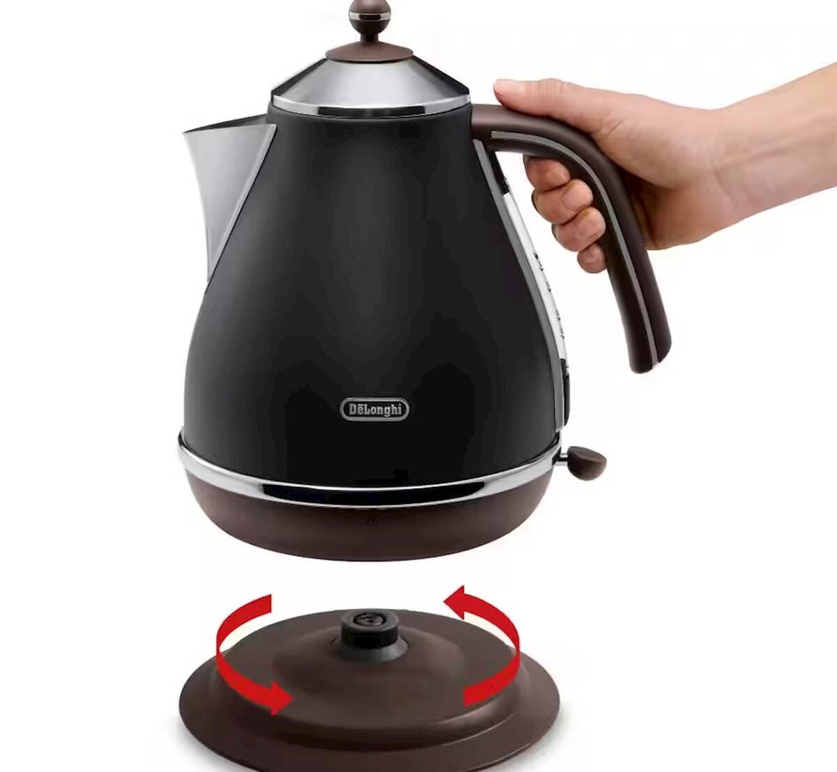 DeLonghi kuhalo za vodu KBOV2001.BK Icona Vintage crno 2000 W