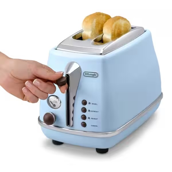 DeLonghi toster CTOV2103.AZ Icona Vintage plavi, 900 W