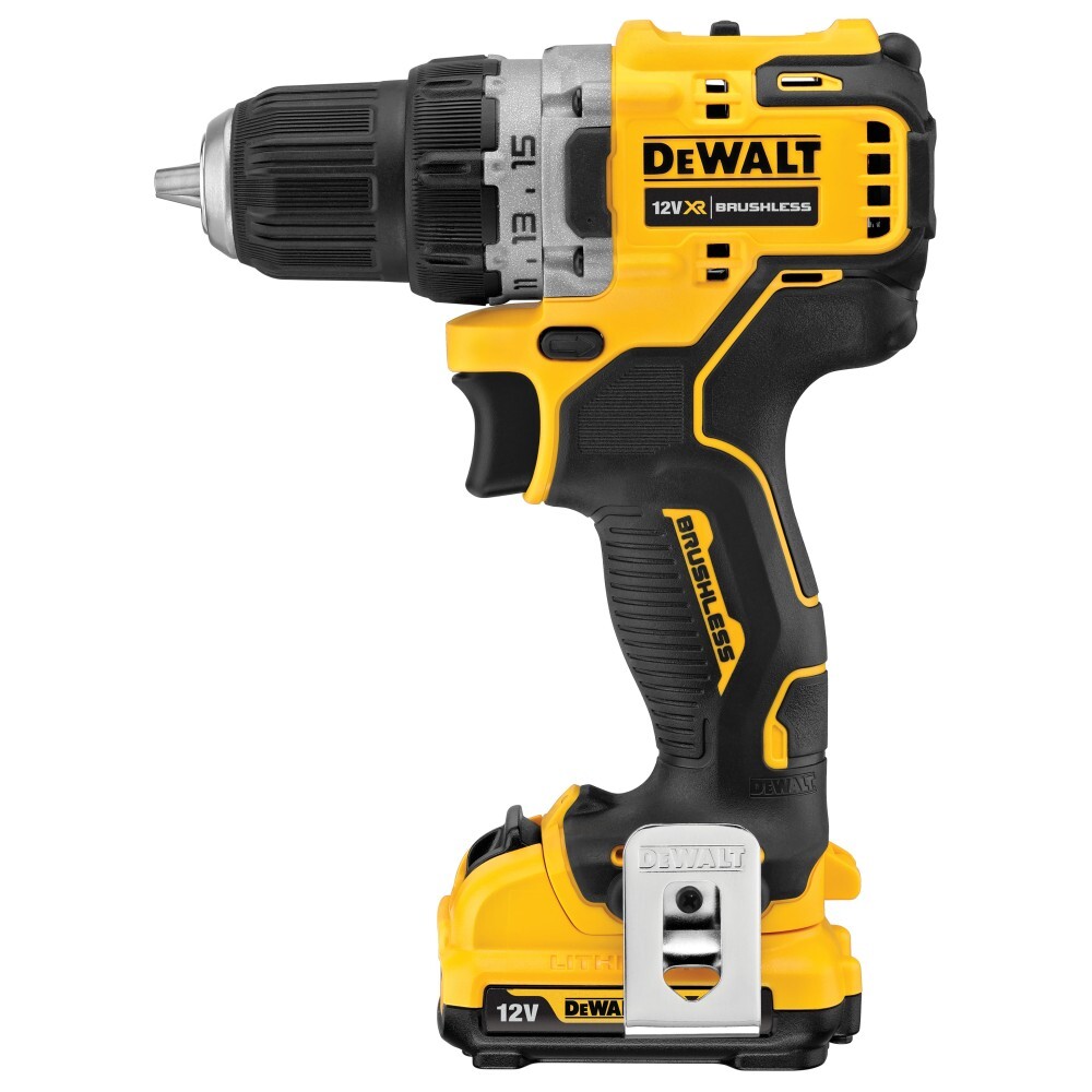 DeWalt akumulatorska bušilica-odvijač 12V 2x2,0Ah - DCD701D2 brushless motor