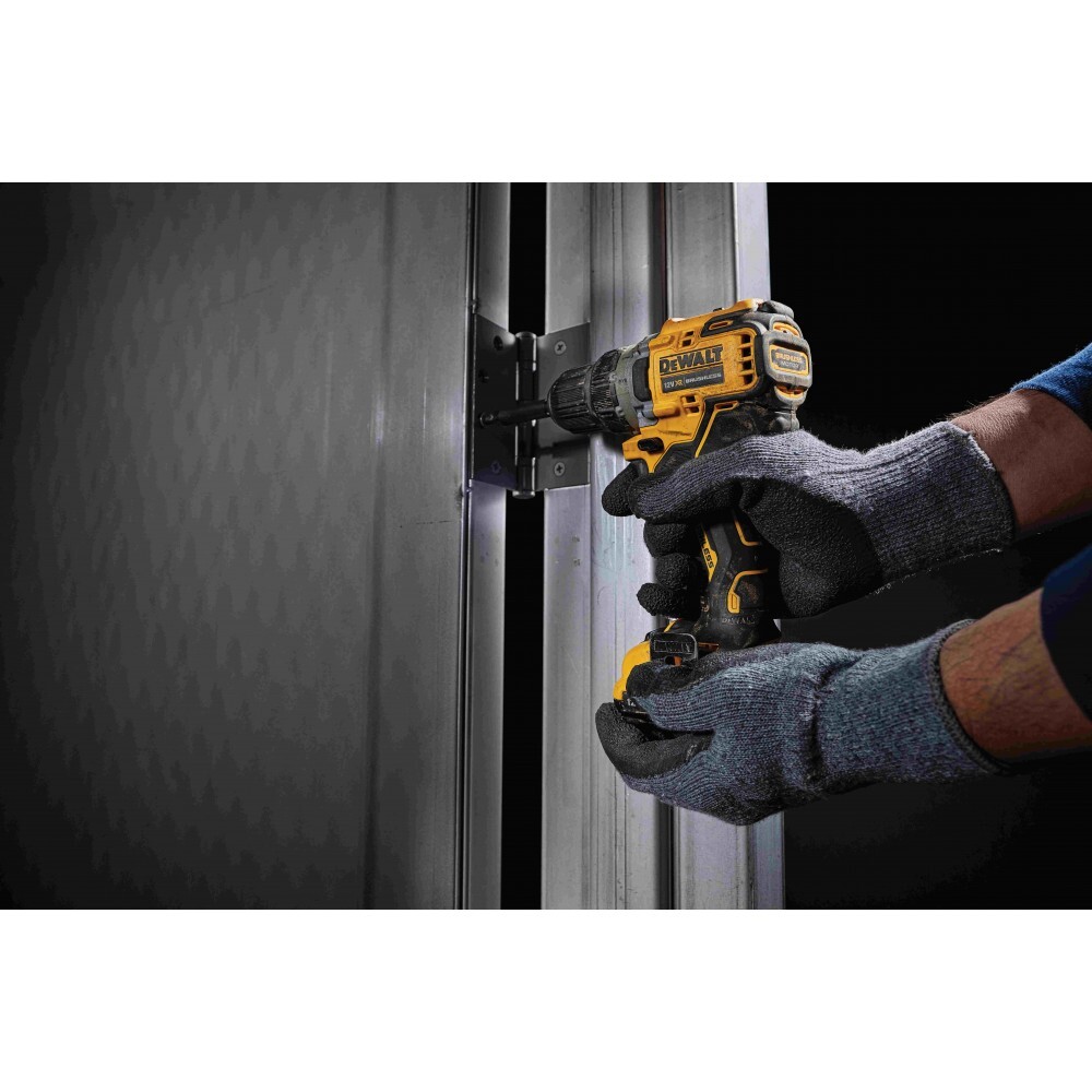 DeWalt akumulatorska bušilica-odvijač 12V 2x2,0Ah - DCD701D2 brushless motor