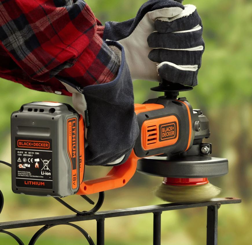 Black & Decker akumulatorska kutna brusilica 18 V, 1 akumulator, punjač - BCG720M1
