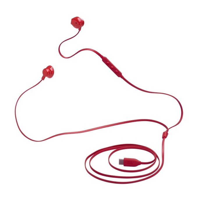 JBL žičane slušalice in-ear, T305C RED