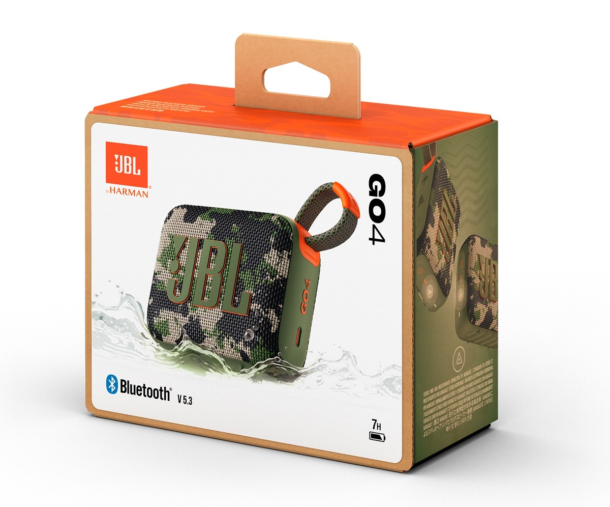 JBL prijenosni bluetooth zvučnik GO 4 MASKIRNI