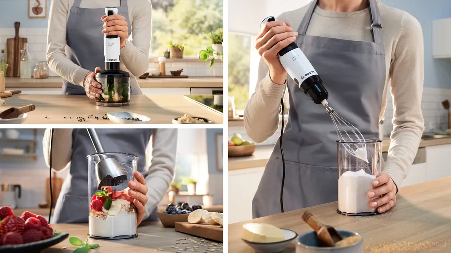 BOSCH štapni mikser MSM4W221 Serie 4; ErgoMaster; 600 W; sjeckalica; posuda sa poklopcem; mutilica