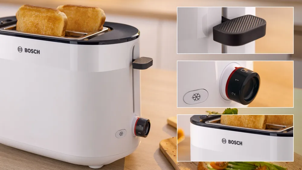 BOSCH toster TAT2M121 MyMoment; 950 W; 2x kriške; Bijela