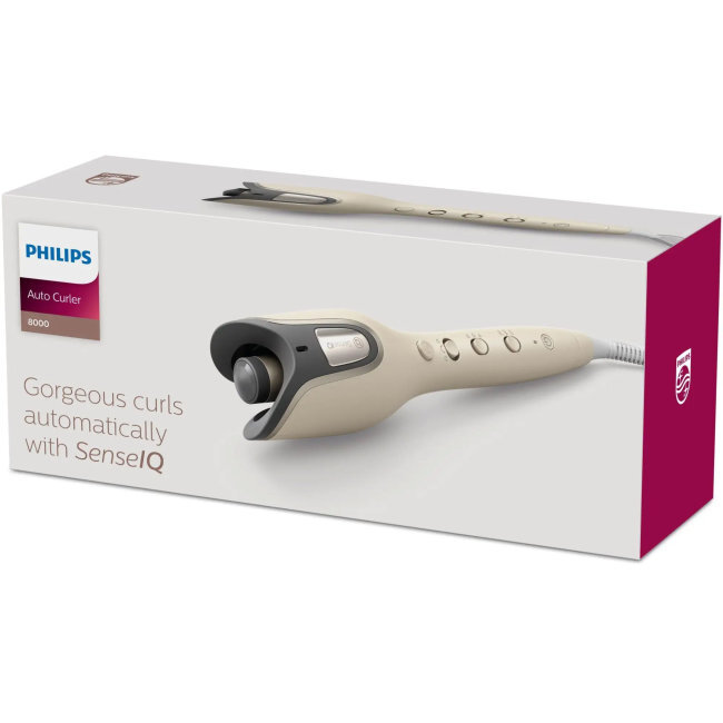 PHILIPS uvijač za kosu BHB887\00 Auto Curler 8000; s tehnologijom SenseIQ