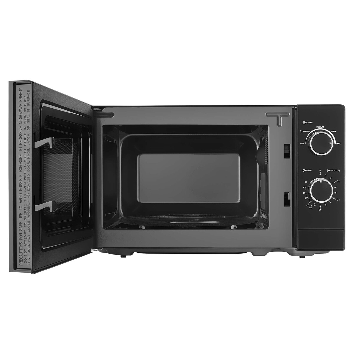 SENCOR mikrovalna pećnica SMW 1719BK crna: 700W; zapremina 20 l; 5 nivoa snage