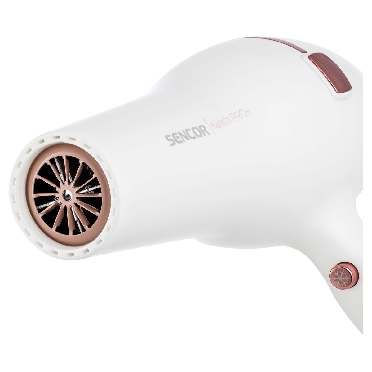 SENCOR fen za kosu SHD 8200GD bijeli: 2400 W; 3 temperaturna nivoa; 2 nastavka; 2 brzine