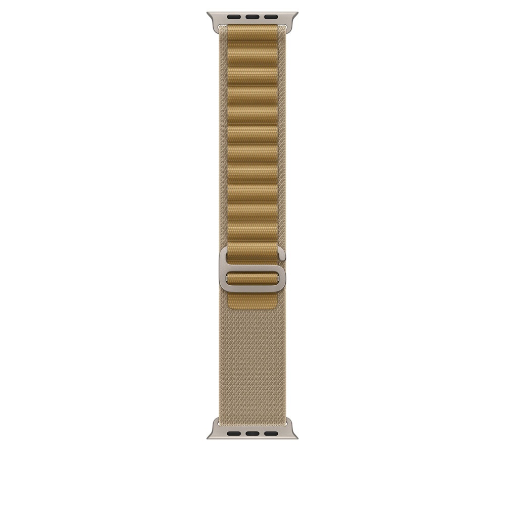 Apple Watch Ultra 2 v2 Cellular 49mm Natural Titanium Case Tan Alpine Loop - Large