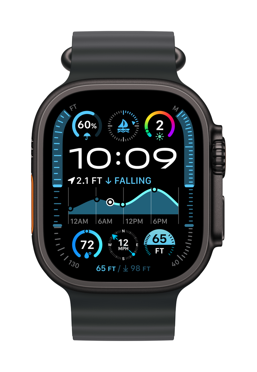 Apple Watch Ultra 2 v2 Cellular 49mm Black Titanium Case Black Ocean Band