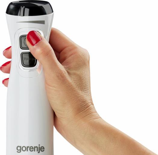 GORENJE štapni mikser HBX601XG; 600 W, DC motor; sa posudom od 700 ml; Bijeli