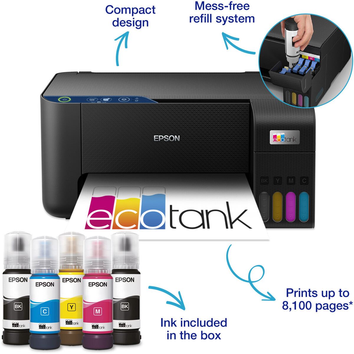 Epson multifunkcijski printer EcoTank L3231