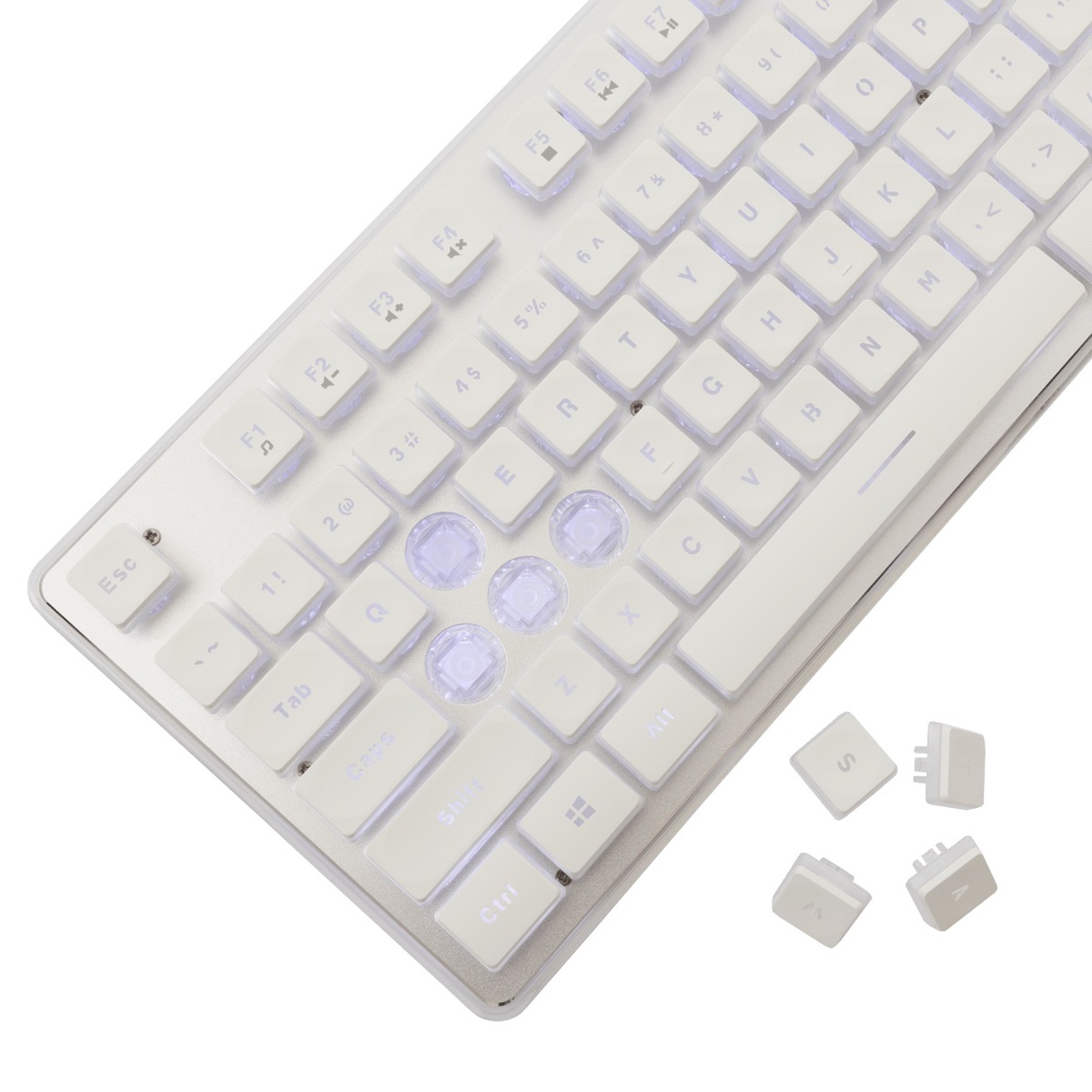 White Shark gaming tastatura GK-3241 TACHI Bijela - Anti-Ghosting membranska