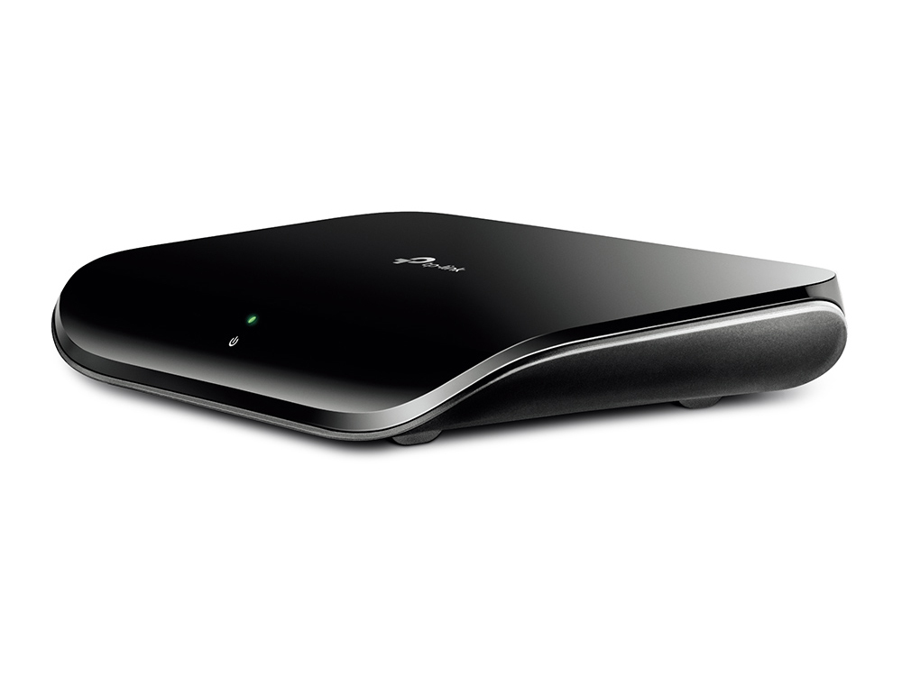 TP-Link switch TL-SG1005D, 5-Port Gigabit RJ45 10/100/1000Mbps desktop switch, 10Gbps Switching Capacity, Fanless, Auto Negotiation/Auto MDI/MDIX