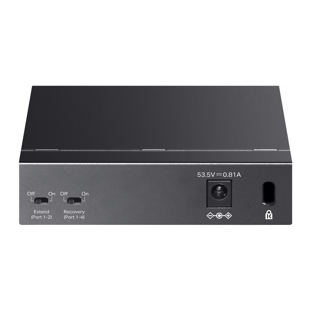 TP-Link TL-SG1005LP 5-Port Gigabit Unmanaged Switch with 4-Port PoE+, 802.3af/at PoE+, PoE budget 40W