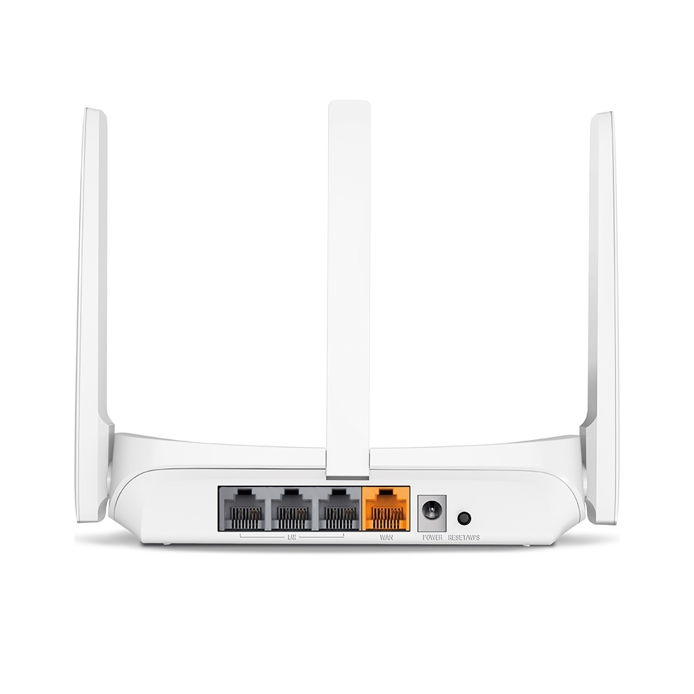 Mercusys MW305R 300Mbps Wireless N Router, 1 x 10/100 WAN Port + 3 x 10/100 LAN Ports, 3 x 5 dBi fixed omni directional antennas
