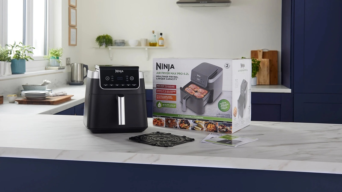 NINJA friteza AF180EU Max Pro Single Basket vrući zrak: 2000 W, kapacitet 6.2 L, 6 programa