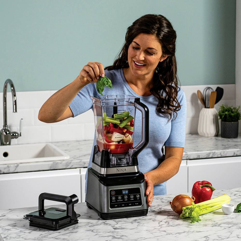 NINJA multipraktik BN800EU 3-u-1 sa Auto-iQ: procesor hrane, samostojeći mikser i blender, 1200 W