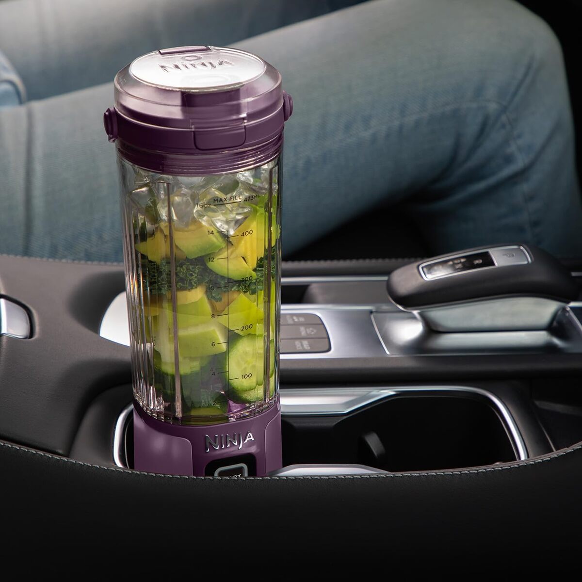 NINJA blender BC151EUPR Blast, ljubičasti: bežični, kapacitet 532 mL