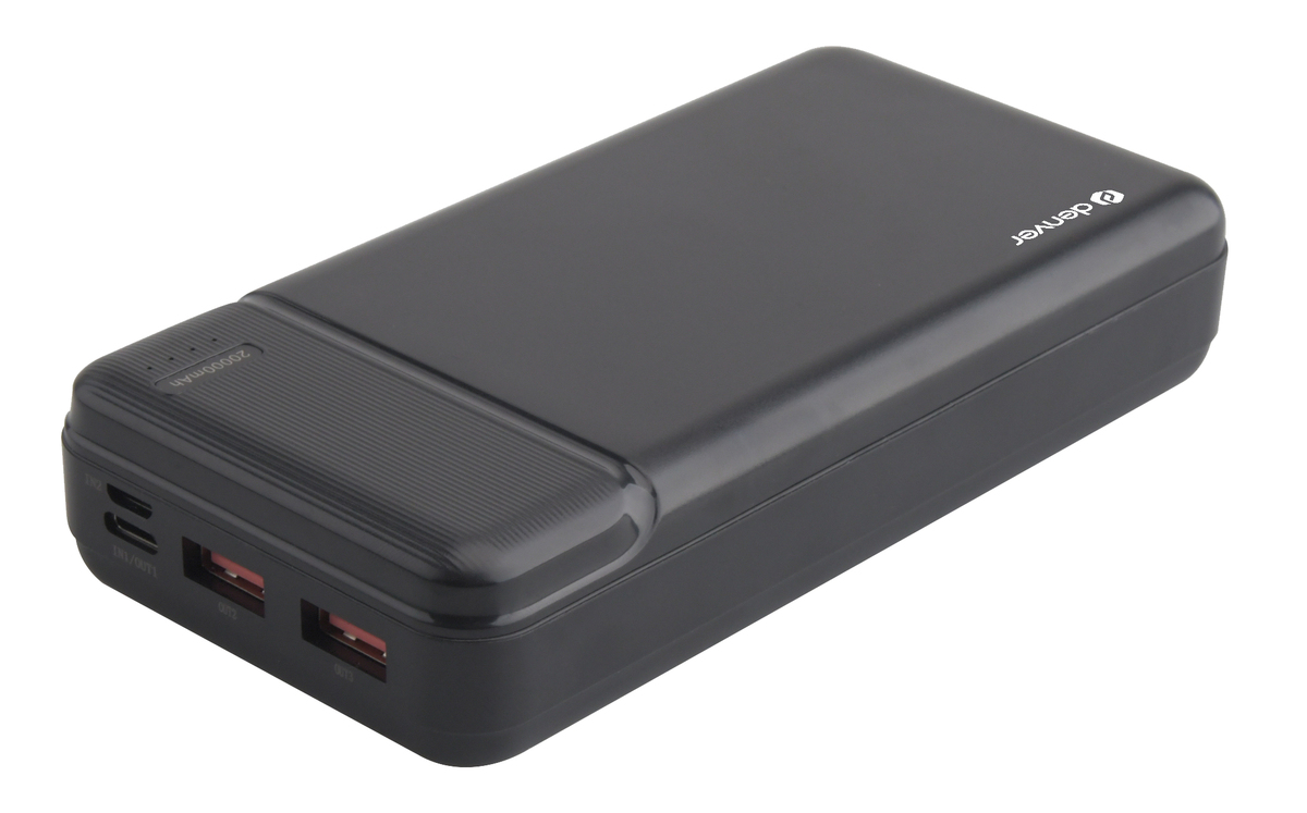 DENVER powerbank 20000mAh, PQC-20007, BLACK